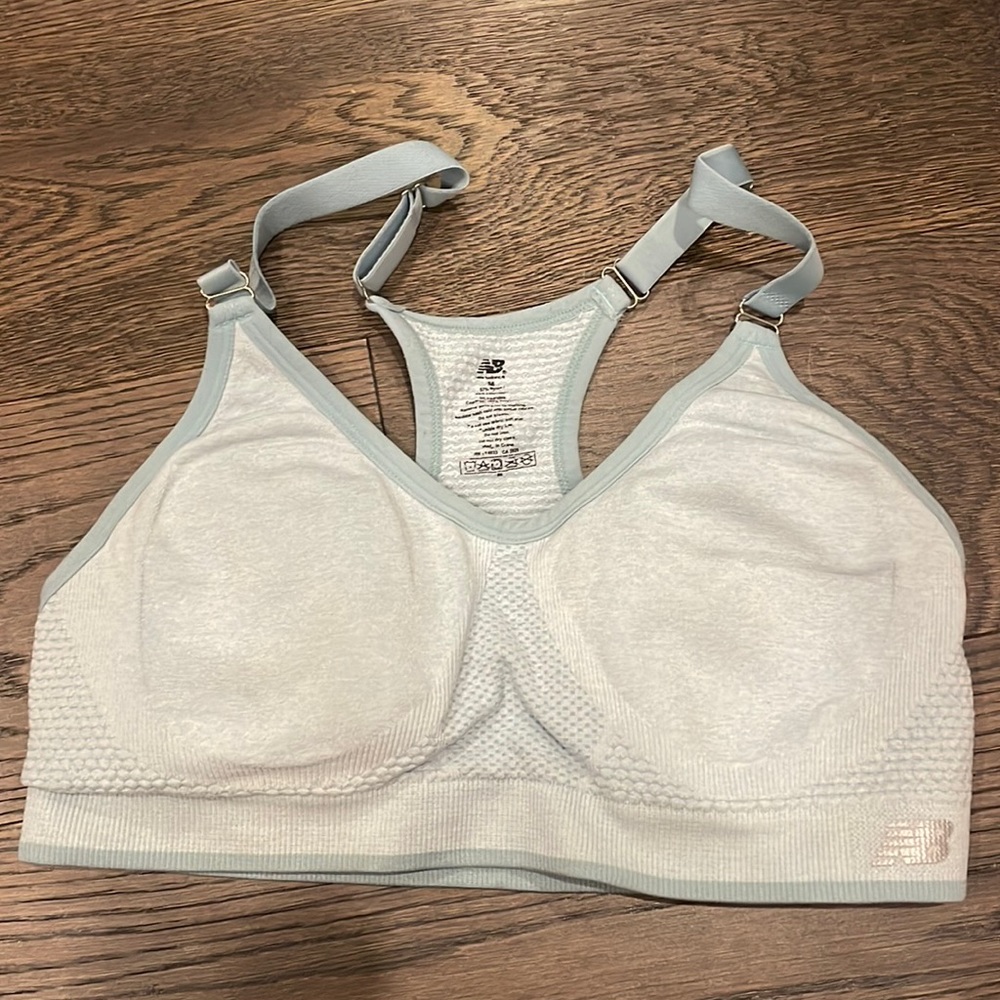 Teal New Balance Sports Bra